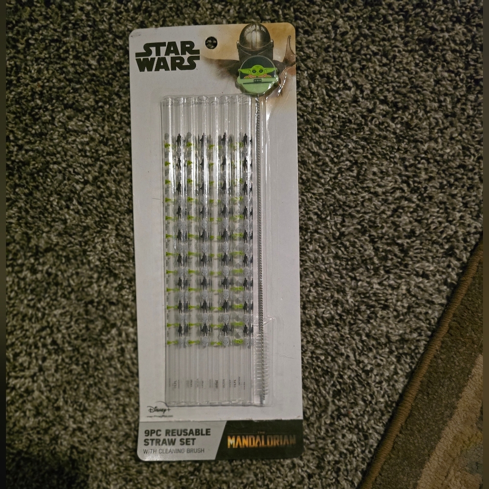 9pc Star Wars Reusable Drinking Straws